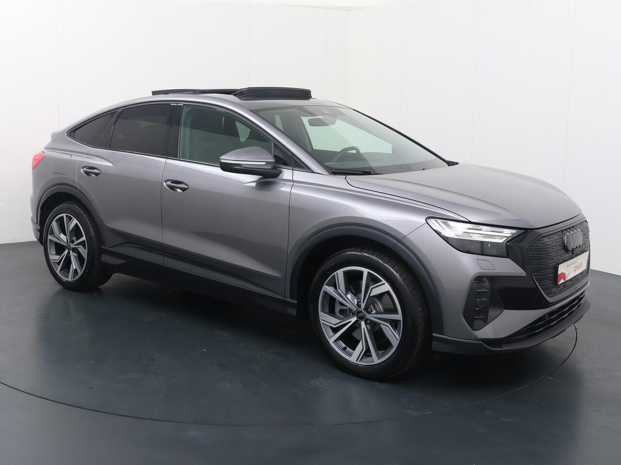 Audi Q4 Sportback e-tron 45 quattro Advanced edition 82 kWh | 286 PK | SoH 96% | Automaat | Multifunctioneel stuurwiel | Panoramadak | Stoelverwarming |