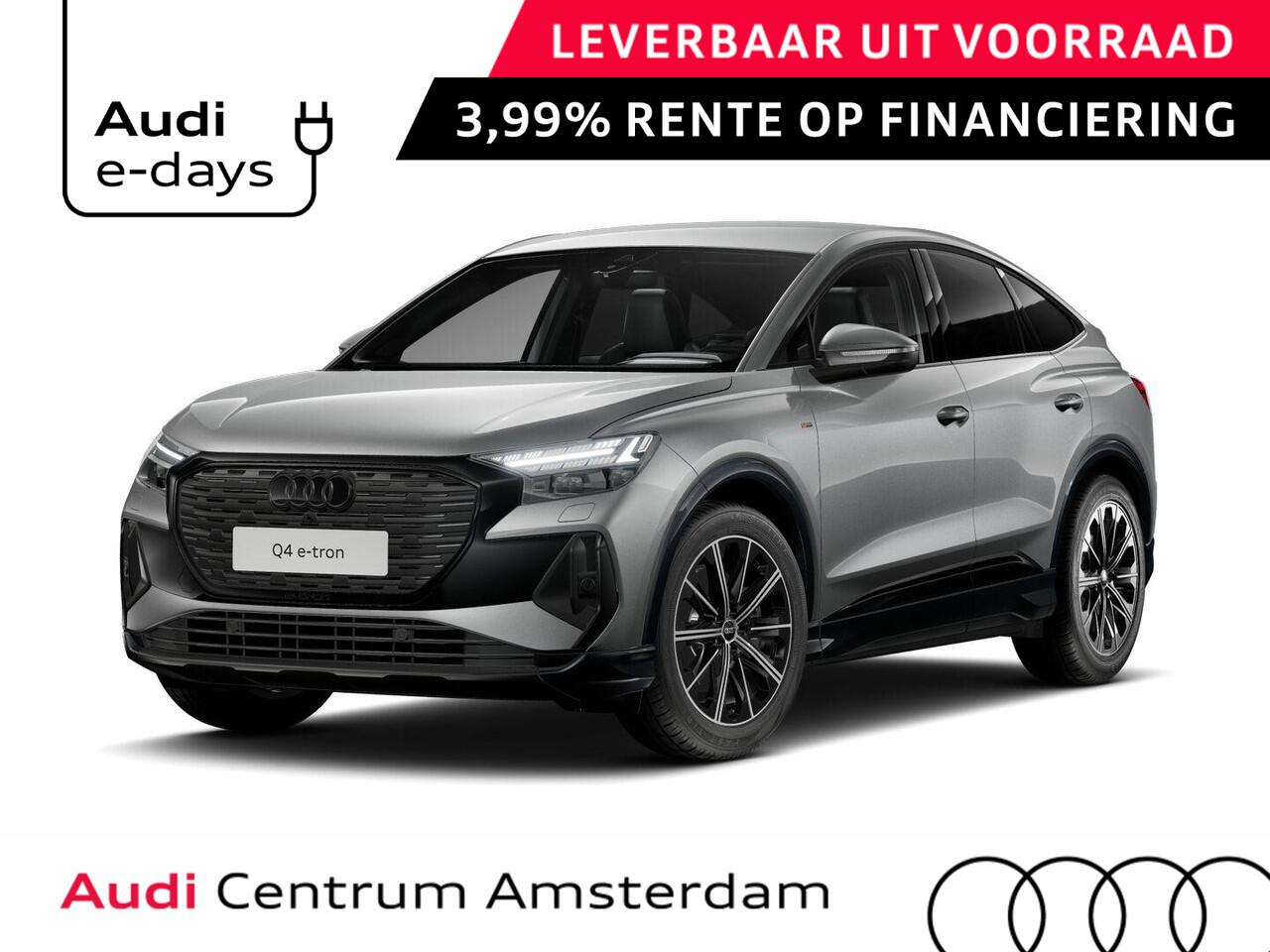 Audi Q4 Sportback e-tron 45 S edition Competition 82 kWh 286 pk | Assistentiepakket plus | Trekhaak | Ambient lichtpakket | Optiekpakket zwart plus |