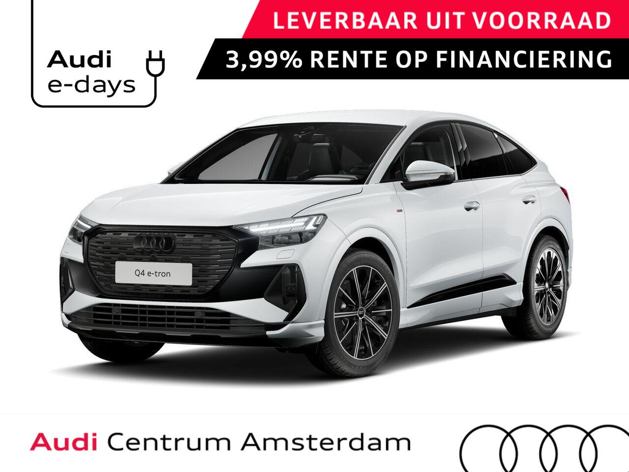 Audi Q4 Sportback e-tron 45 S edition Competition 82 kWh 286 pk | Assistentiepakket plus | Trekhaak | Ambient lichtpakket | Optiekpakket zwart plus |