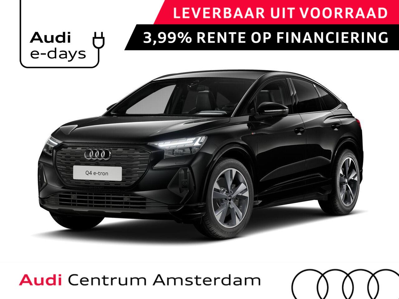 Audi Q4 Sportback e-tron 45 S edition Competition 82 kWh 286 pk | Assistentiepakket plus | Comfortpakket | Ambient lichtpakket | Stoelverwarming voor |