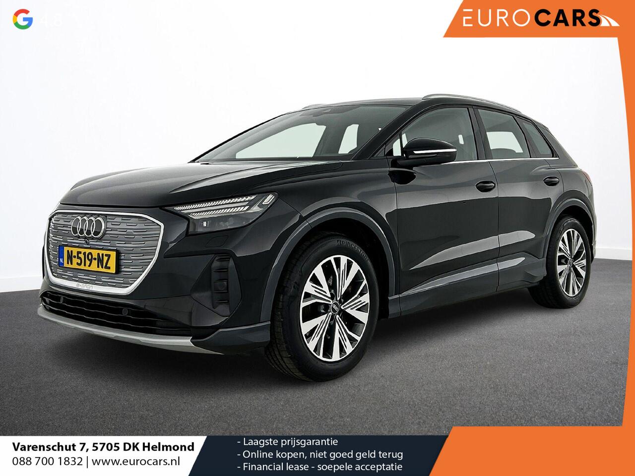 Audi Q4 e-tron 40 Launch edition Advanced 77 kWh Navigatie Apple Carplay/Android Auto Parkeersensoren Cruise Control Elektrische achterklep Ledverlichting Stoelverwarming Virtual Cockpit Climate Control Lichtmetalen velgen