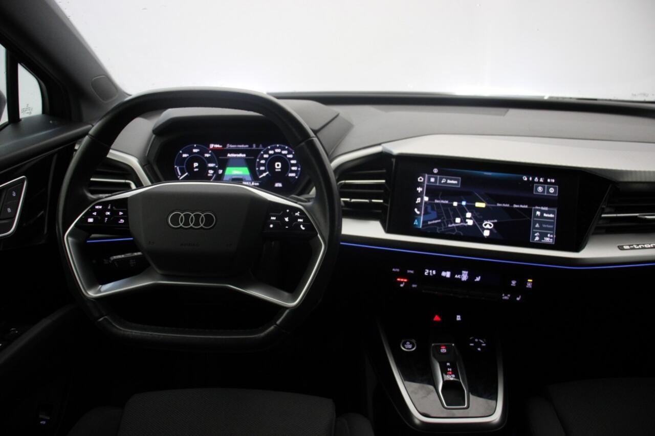 Audi Q4 e-tron 40 Launch edition Advanced 77 kWh - Carplay, Navi, Clima, Cruise, Stoelverw. SOH 89%