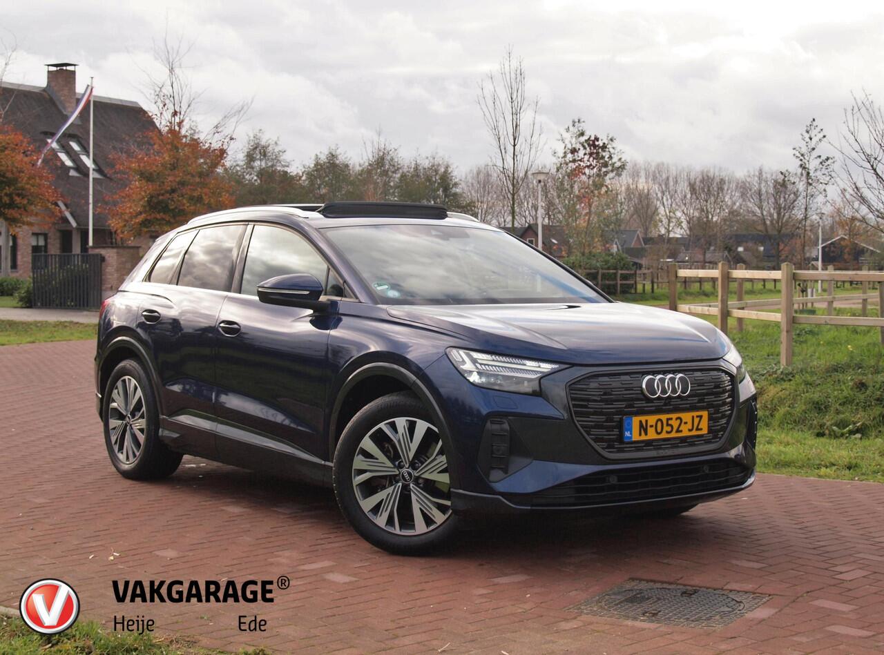 Audi Q4 e-tron 40 Launch edition Advanced Plus 77 kWh | SOH 92% | Panoramadak | Camera | Trekhaak | Sfeerverlichting | Apple Carplay |