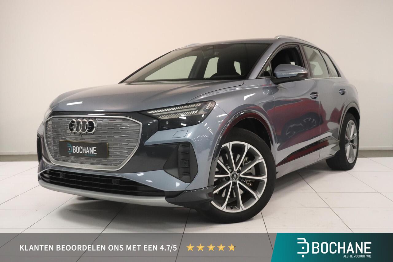 Audi Q4 e-tron 40 Launch edition Advanced 77 kWh | Warmtepomp | SoH 93% | Leder bekleding | 20" Lichtmetaal | Parkeersesoren | Navigatie | LED matrix koplampen |