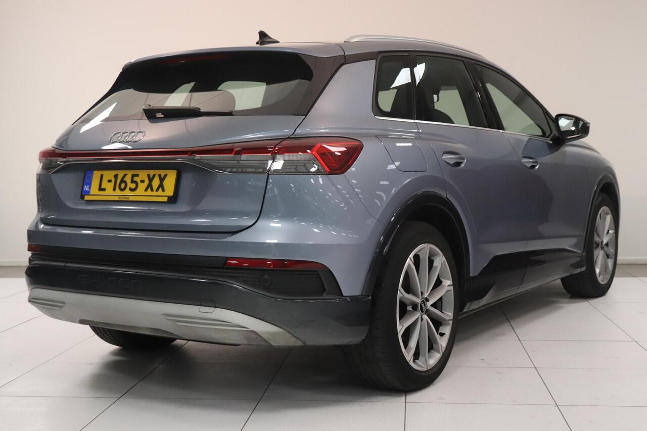 Audi Q4 e-tron 40 Launch edition Advanced 77 kWh | Warmtepomp | SoH 93% | Leder bekleding | 20" Lichtmetaal | Parkeersesoren | Navigatie | LED matrix koplampen |