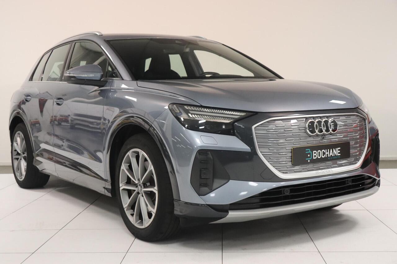Audi Q4 e-tron 40 Launch edition Advanced 77 kWh | Warmtepomp | SoH 93% | Leder bekleding | 20" Lichtmetaal | Parkeersesoren | Navigatie | LED matrix koplampen |