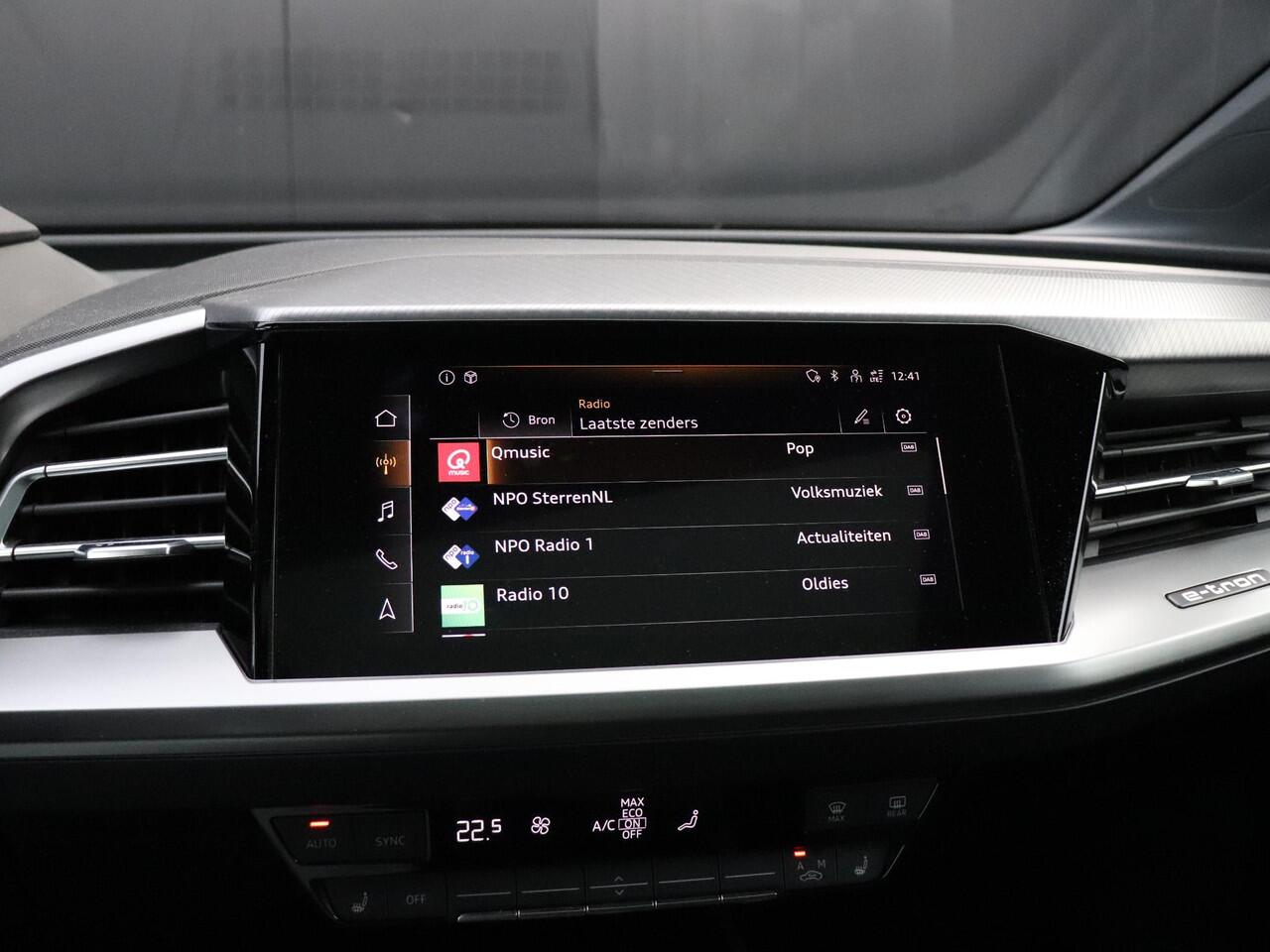 Audi Q4 e-tron 35 Launch edition Advanced Plus 55 kWh | S-LINE | SOH 92% | PANODAK | WARMTEPOMP | CAMERA | APPLE CARPLAY | STOELVERW. | NIEUWSTAAT |