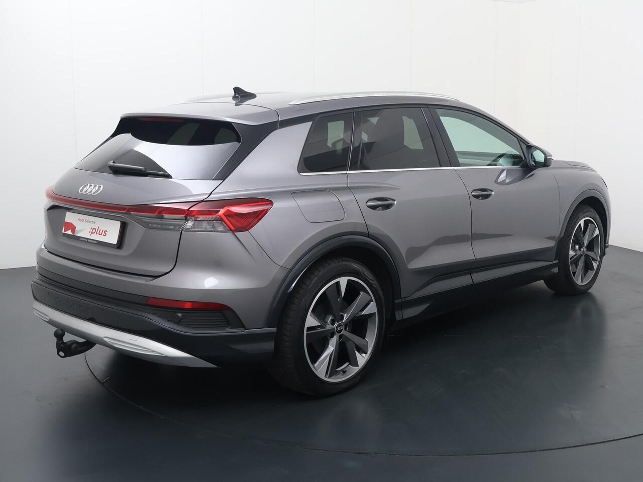 Audi Q4 e-tron 40 Launch edition Advanced Plus 77 kWh | SoH 89% | Wegklapbare trekhaak | Head-up Display | Automatische achterklep |