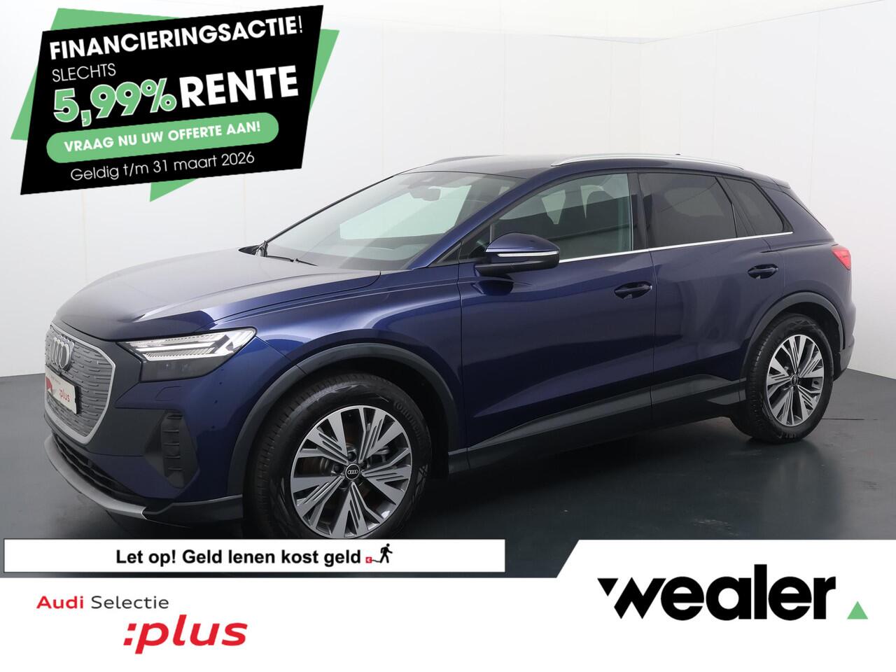 Audi Q4 e-tron 35 Launch edition Advanced 55 kWh | 170 PK | SoH 100% | Matrix LED koplampen | Voorstoelen verwarmd | Cruise control | Navigatiesysteem |