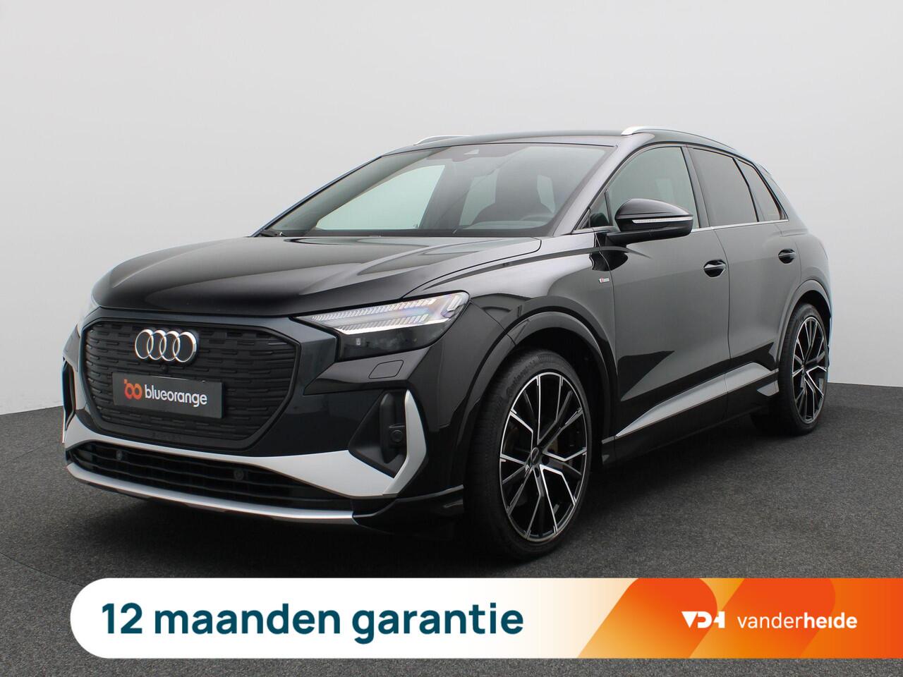 Audi Q4 e-tron 40 S edition 77 kWh 204PK Aut. SOH 96%, Warmtepomp, Dynamic Chassis, Adaptieve Cruise Controle, Matrix LED-Verlichting, 20" LM Velgen, Stoelverwarming, Elektr. Achterklep