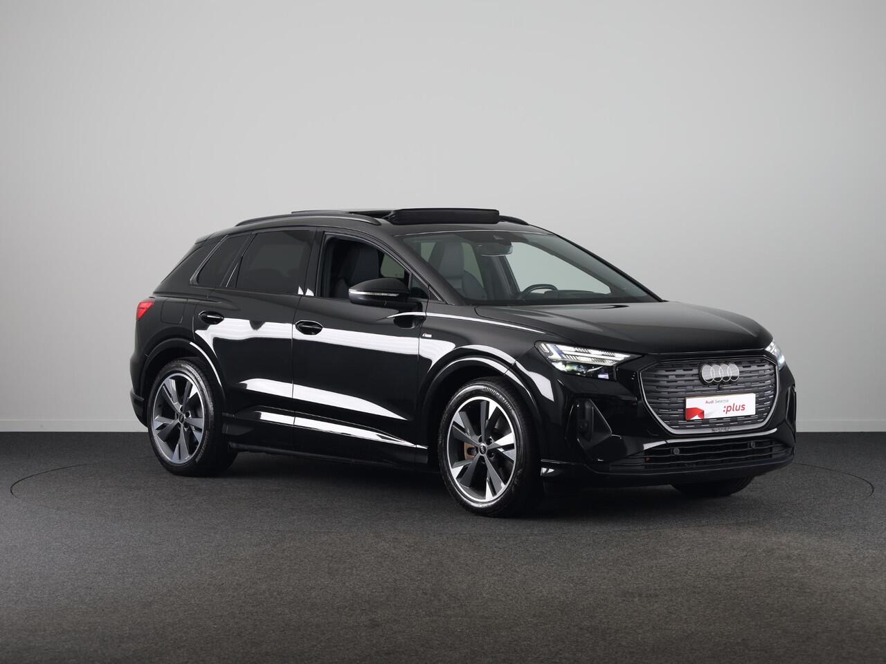 Audi Q4 e-tron 40 Launch edition S Competition 77 kWh 204pk | SoH 93% | Panoramadak | Head-up Display | Navigatie | Stoelverwarming