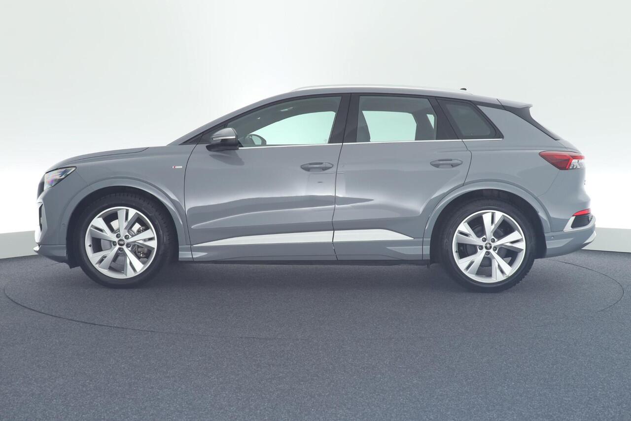 Audi Q4 e-tron 45 265pk quattro S edition 82 kWh SOH 93% Camera Leder Stoelverwarming Virtual Cockpit Navigatie