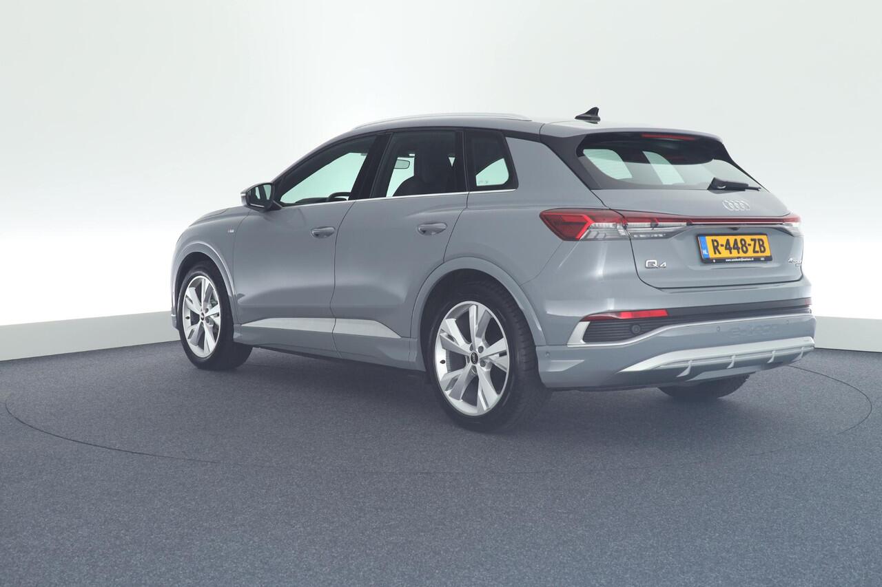 Audi Q4 e-tron 45 265pk quattro S edition 82 kWh SOH 93% Camera Leder Stoelverwarming Virtual Cockpit Navigatie