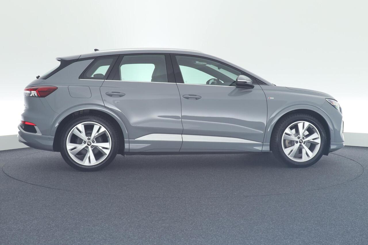 Audi Q4 e-tron 45 265pk quattro S edition 82 kWh SOH 93% Camera Leder Stoelverwarming Virtual Cockpit Navigatie
