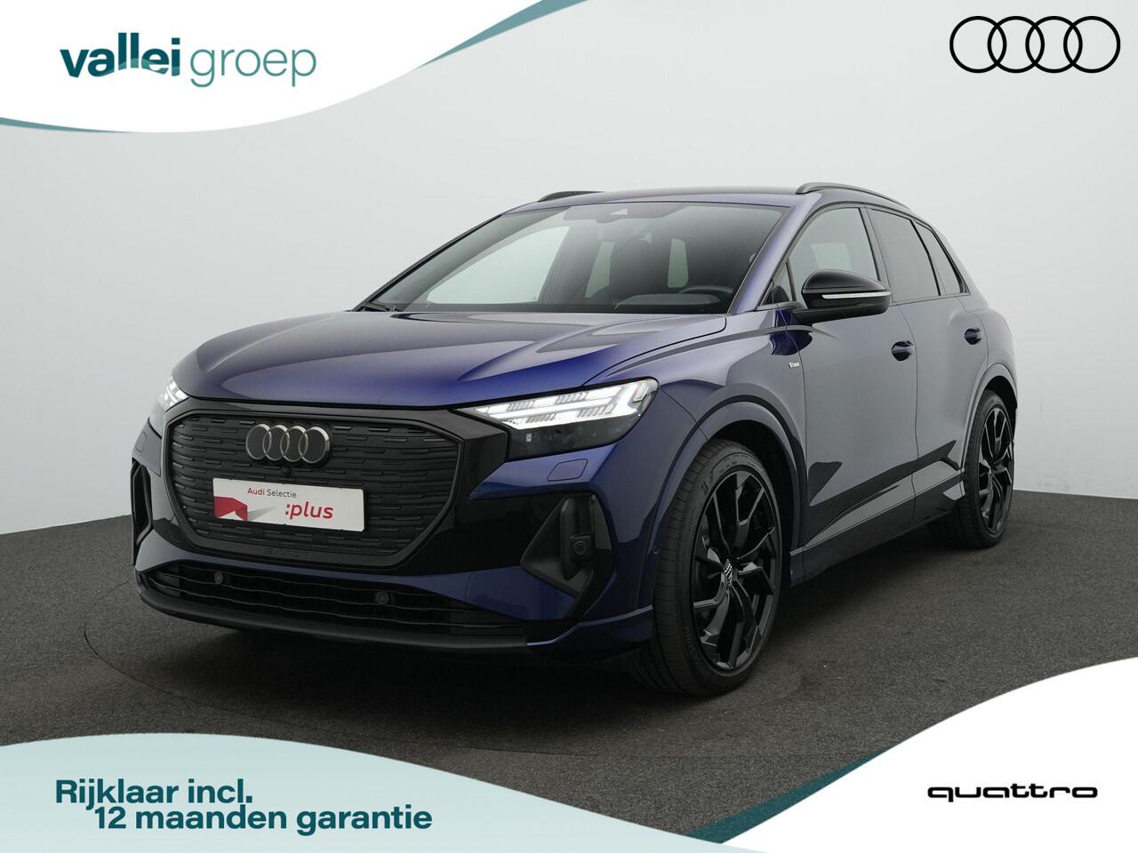Audi Q4 e-tron 45 Quattro S edition 77 kWh 265 pk / S-Line | Warmtepomp | Matrix LED | Achteruitrijcamera | Stoelverwarming | Adaptive Cruise