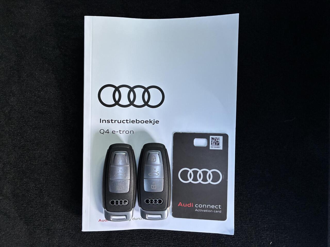 Audi Q4 e-tron 45 quattro Edition 82 kWh / SOH 100% / Navigatie / Schuif-/Kantel dak / Apple Carplay/Android Auto / Stoelverwarming / Elektrische Achterklep / SONOS Audio / Adaptieve Cruise Control /