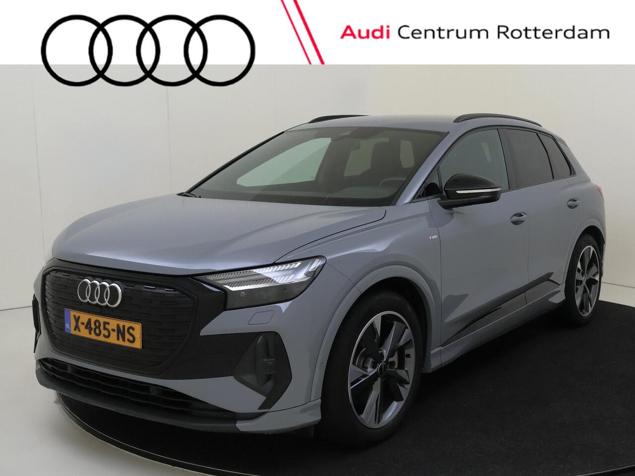 Audi Q4 e-tron 40 S edition 77 kWh | S-line in- en exterieur | Optiekpakket zwart | Elek. inklapbare buitenspiegels | Navigatie | Achteruitrijcamera