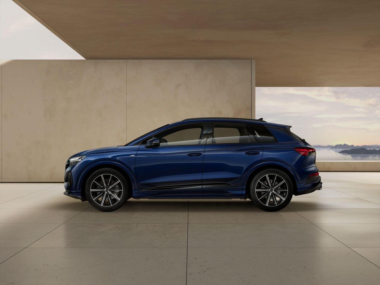 Audi Q4 e-tron 40 S edition | 63 kWh | 204 PK | 20 inch velgen | Privacyglas | Zwart Optiek Plus | Trekhaak |