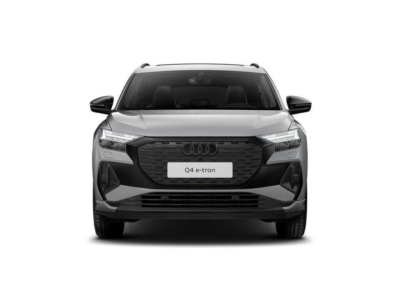 Audi Q4 e-tron 45 quattro S edition Competition 82 kWh 286pk | Assistentiepakket plus | Panoramadak | Optiek pakket zwart plus | Ambient verlichting | Dodehoek detectie | Privacy glas |