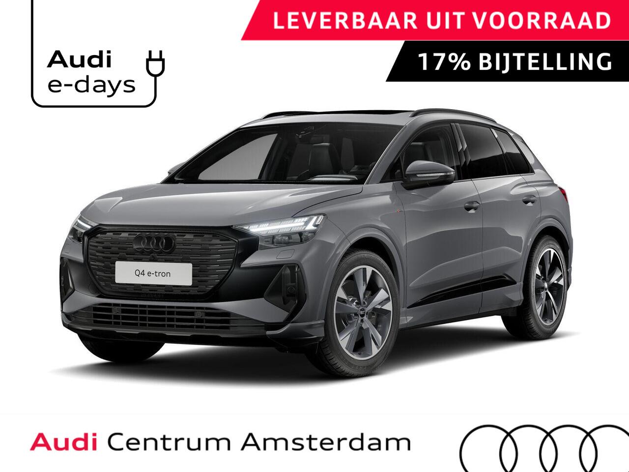 Audi Q4 e-tron 45 S edition Competition 82 kWh 286 pk | Assistentiepakket plus | Comfortpakket | Comfortsleutel | Glazen panoramadak |
