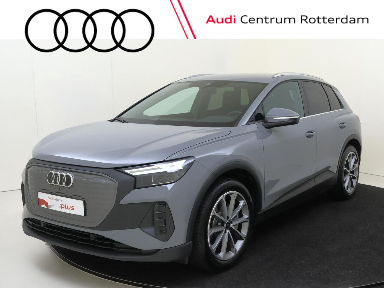 Audi Q4 e-tron 45 Advanced edition 82 kWh | Trekhaak | 3-zone airco | Parkeersensoren | Adaptieve cruise control | Keyless | Stoelverwarming | CarPlay | Navigatie |