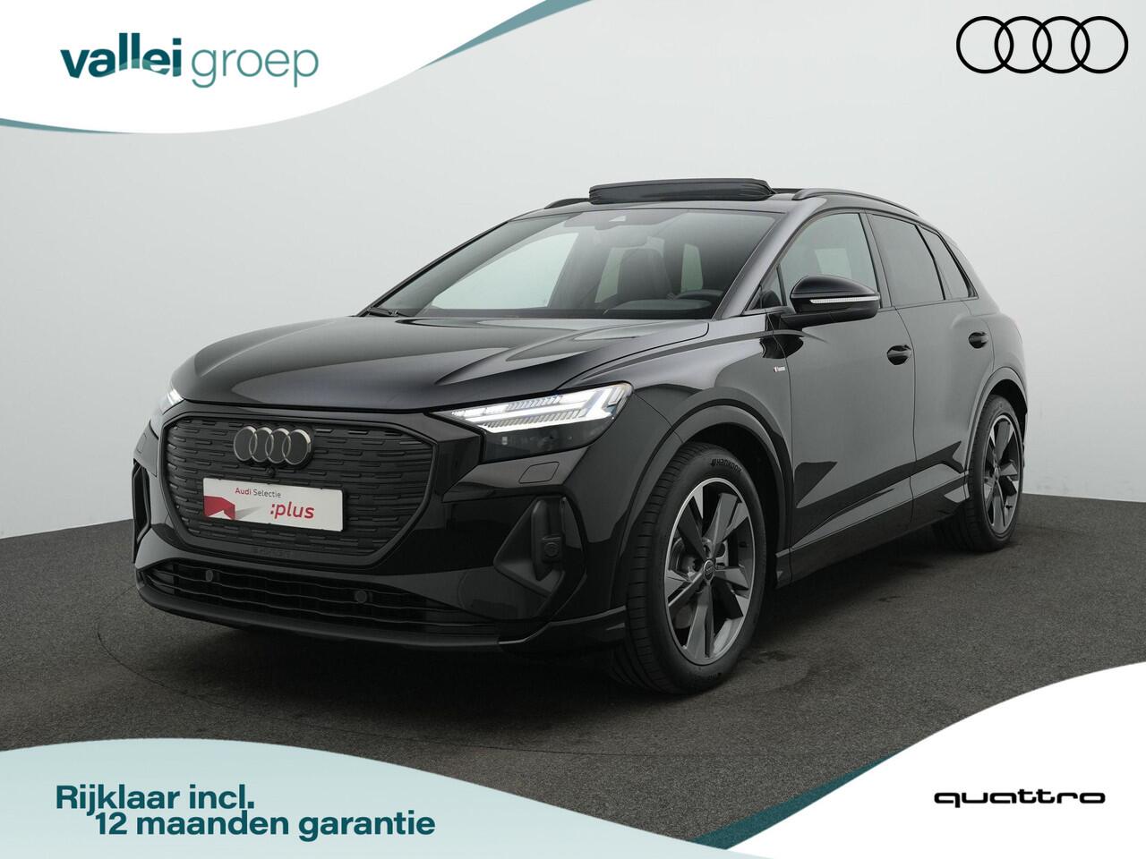 Audi Q4 e-tron 45 Quattro S Edition 82 kWh 286 pk / S-Line | Panoramadak | Matrix LED | Stoelverwarming | Navigatie