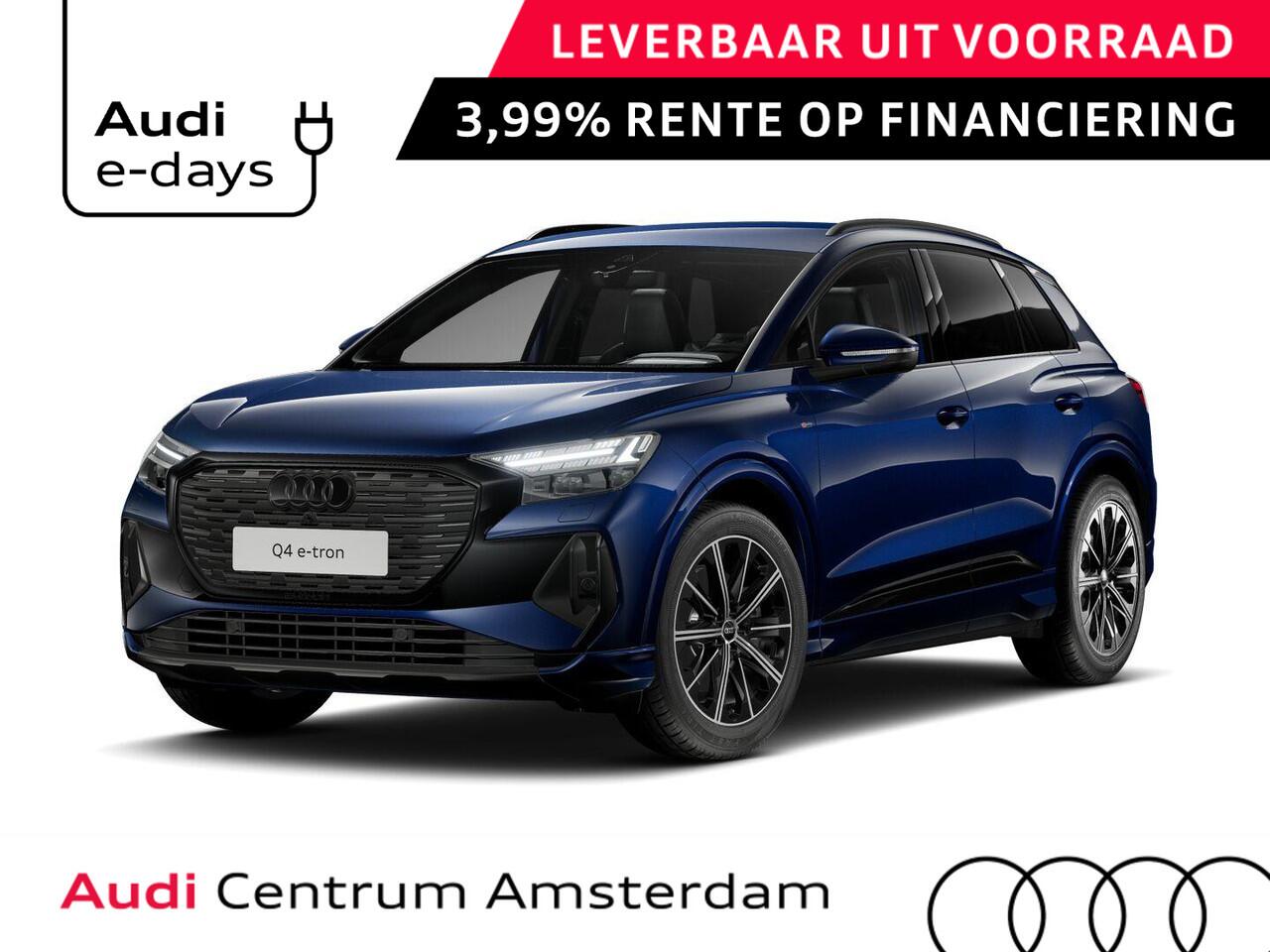 Audi Q4 e-tron 45 S edition Competition 82 kWh 286 pk | Assistentiepakket plus | Trekhaak | Ambient lichtpakket | Optiekpakket zwart plus |
