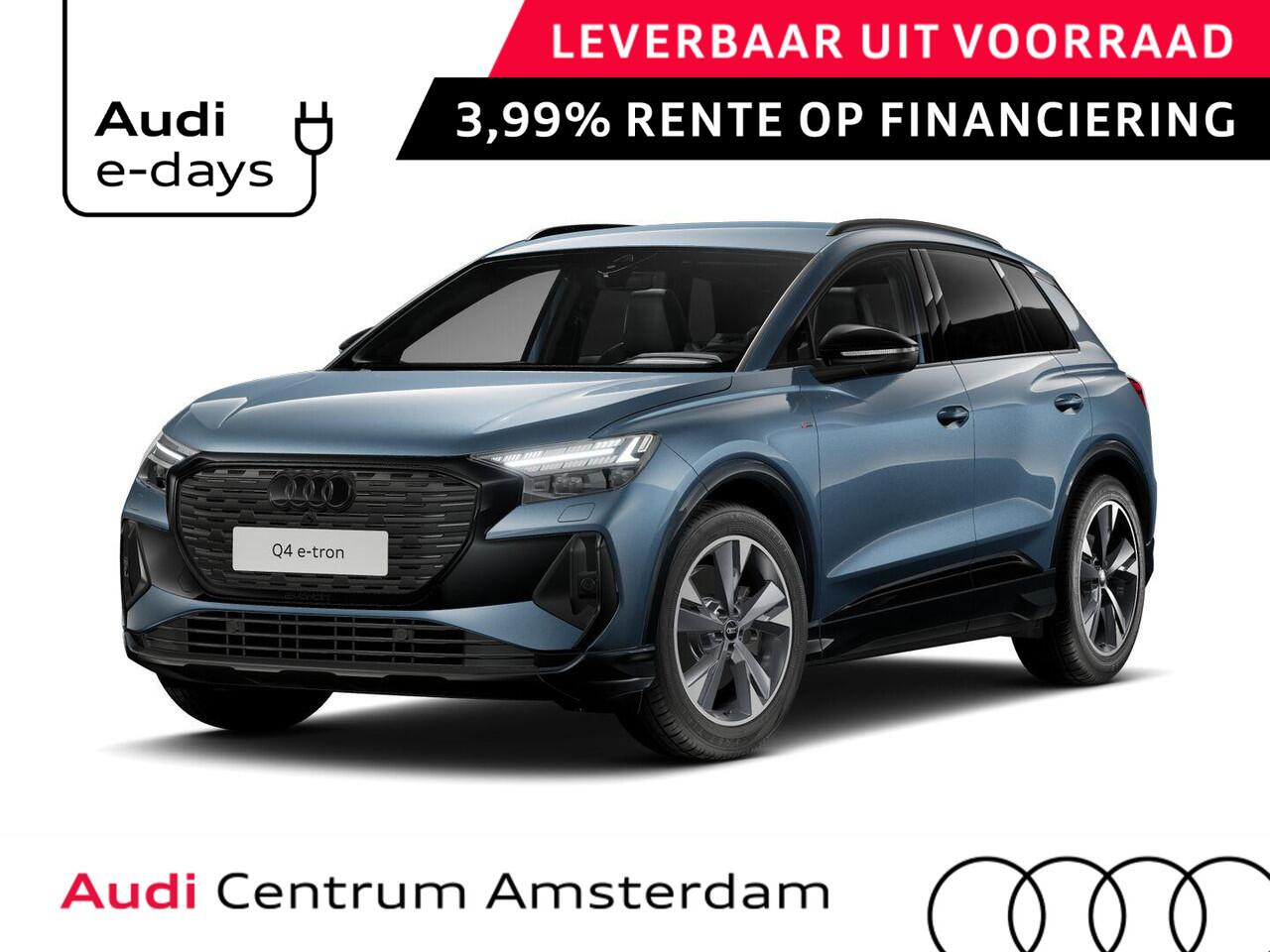 Audi Q4 e-tron 45 S edition Competition 82 kWh 286 pk | Assistentiepakket plus | Comfortpakket | Optiekpakket zwart plus | Ambient verlichting |
