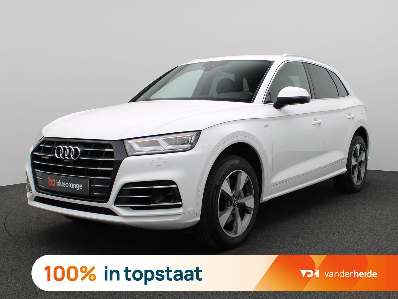 Audi Q5 55 TFSI e quattro S edition S-Tronic 360gr. Camera, Elektr. verst. stoelen, Keyless, B&O Soundsysteem, Matrix-LED verlichting, Side Assist, Elektr. Achterklep, Stoelverwarming, 19" LM Velgen, Adaptieve Cruise Control