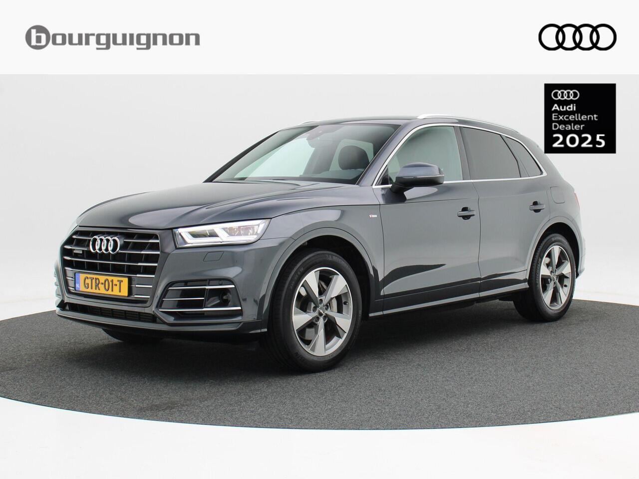 Audi Q5 55 TFSi e 367 Pk Automaat quattro S-Line | Adaptive Cruise | Climate Control | Stoelverwarming | Bluetooth | Navigatie | Camera | Keyless | 19 inch | 83.456 km!!