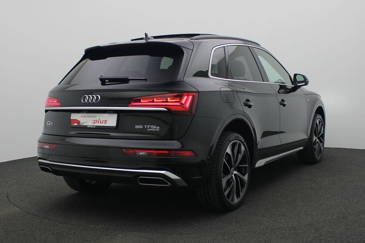 Audi Q5 55 TFSI e 367 pk S-tronic S edition / S-Line | Panoramadak | Rondomzicht camera | Bang & Olufsen | Head-up display | Matrix LED