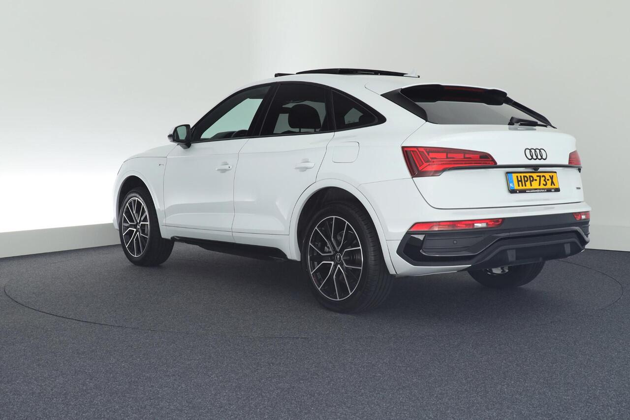 Audi Q5 Sportback 55 TFSIe 367pk 2x S-Line Camera Stoelverwarming Panoramadak Virtual Cockpit