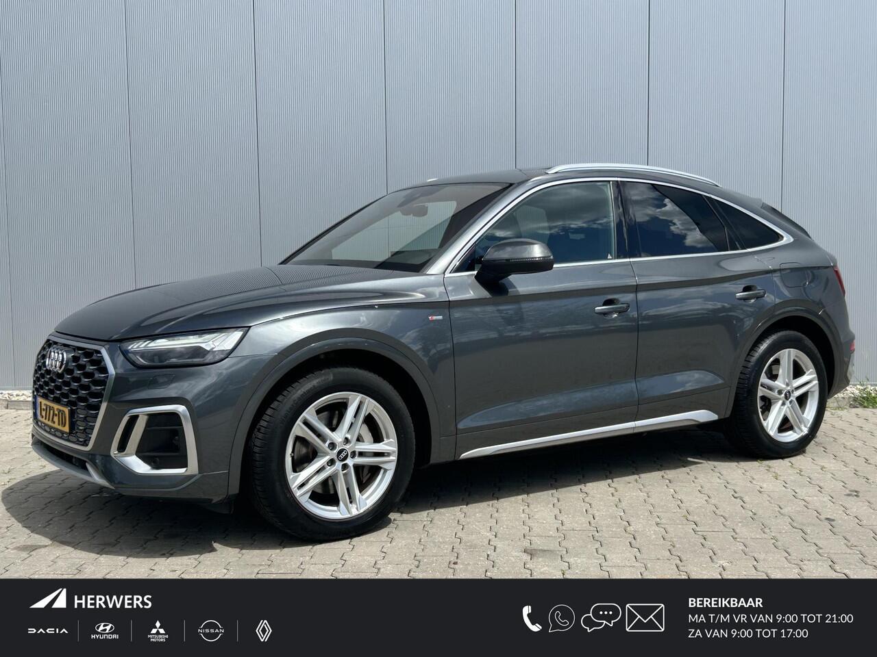 Audi Q5 Sportback 50 TFSI e S edition / Schuif & Kanteldak /Virtual Cockpit / Navigatie / Climate Control / Elektrische Stoel Met Geheugenfunctie /