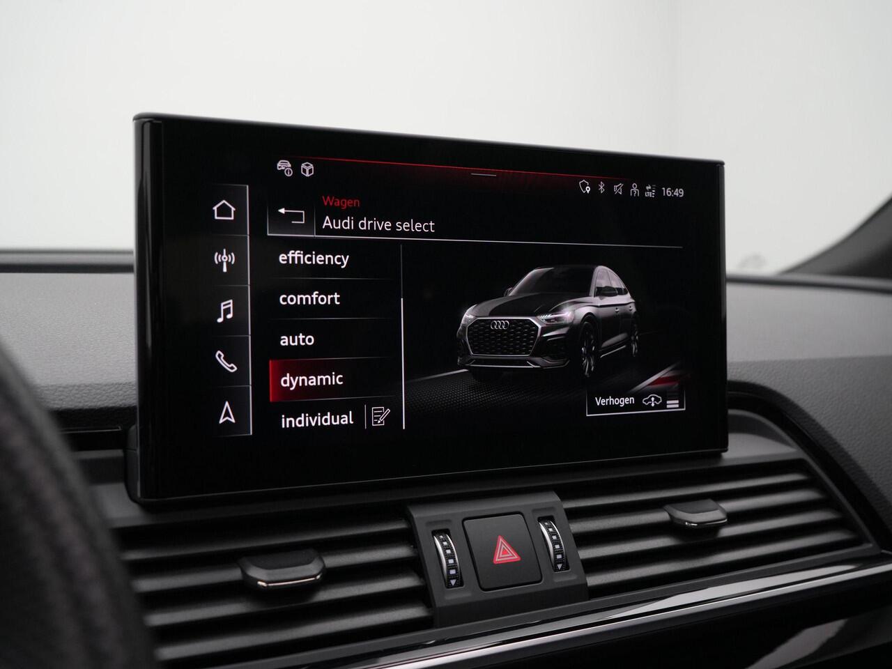 Audi Q5 Sportback 55 TFSI e 367 pk S-tronic S edition / S-Line | Panoramadak | Luchtvering | Leder/alcantara (rood gestikt) | Rondomzicht camera | Geheugenstoel | Bang & Olufsen | Matrix LED