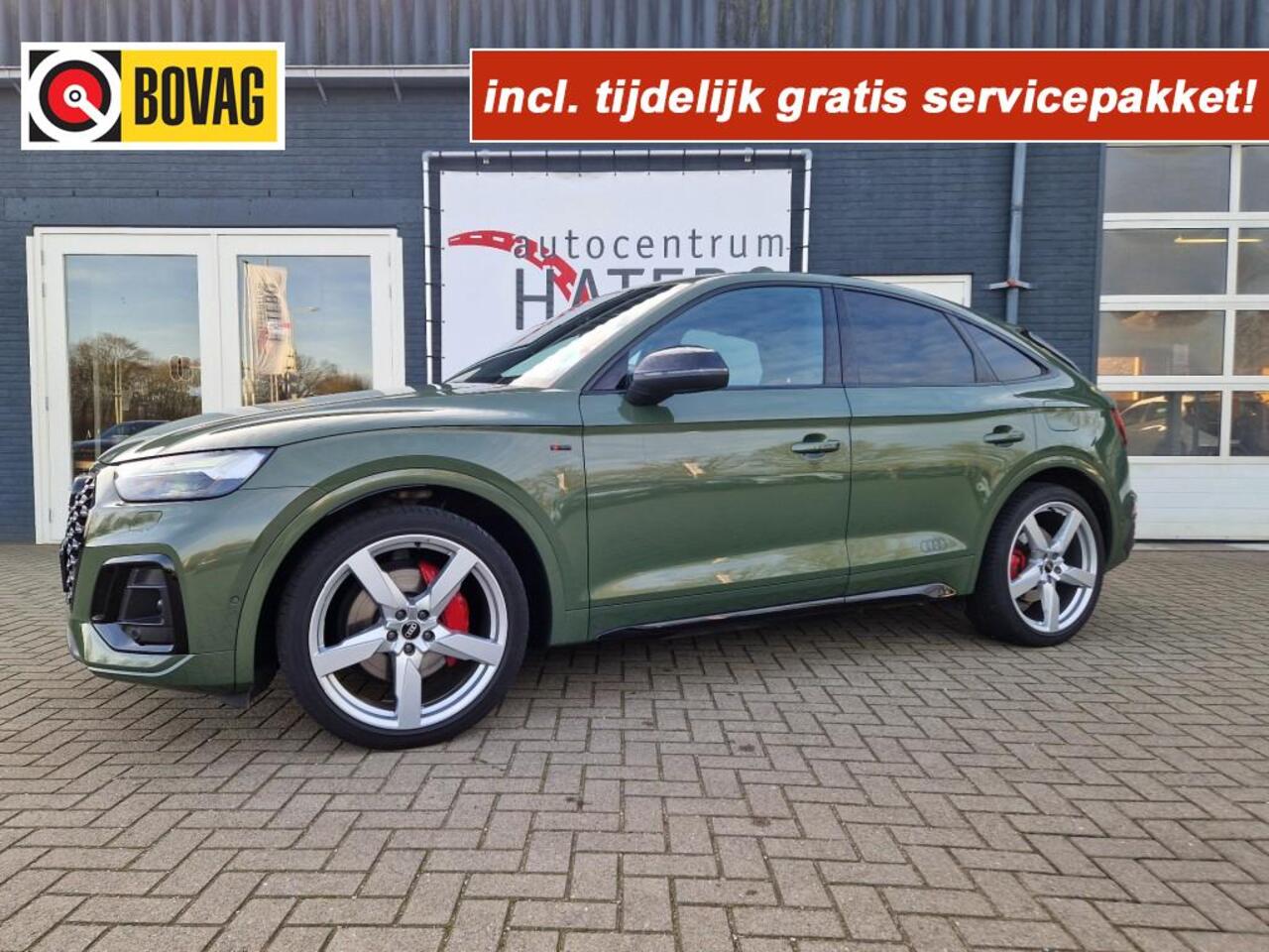 Audi Q5 50 TFSIe S-Line Black Line Quattro Matrix Luchtv. HUD Distrikt groen!