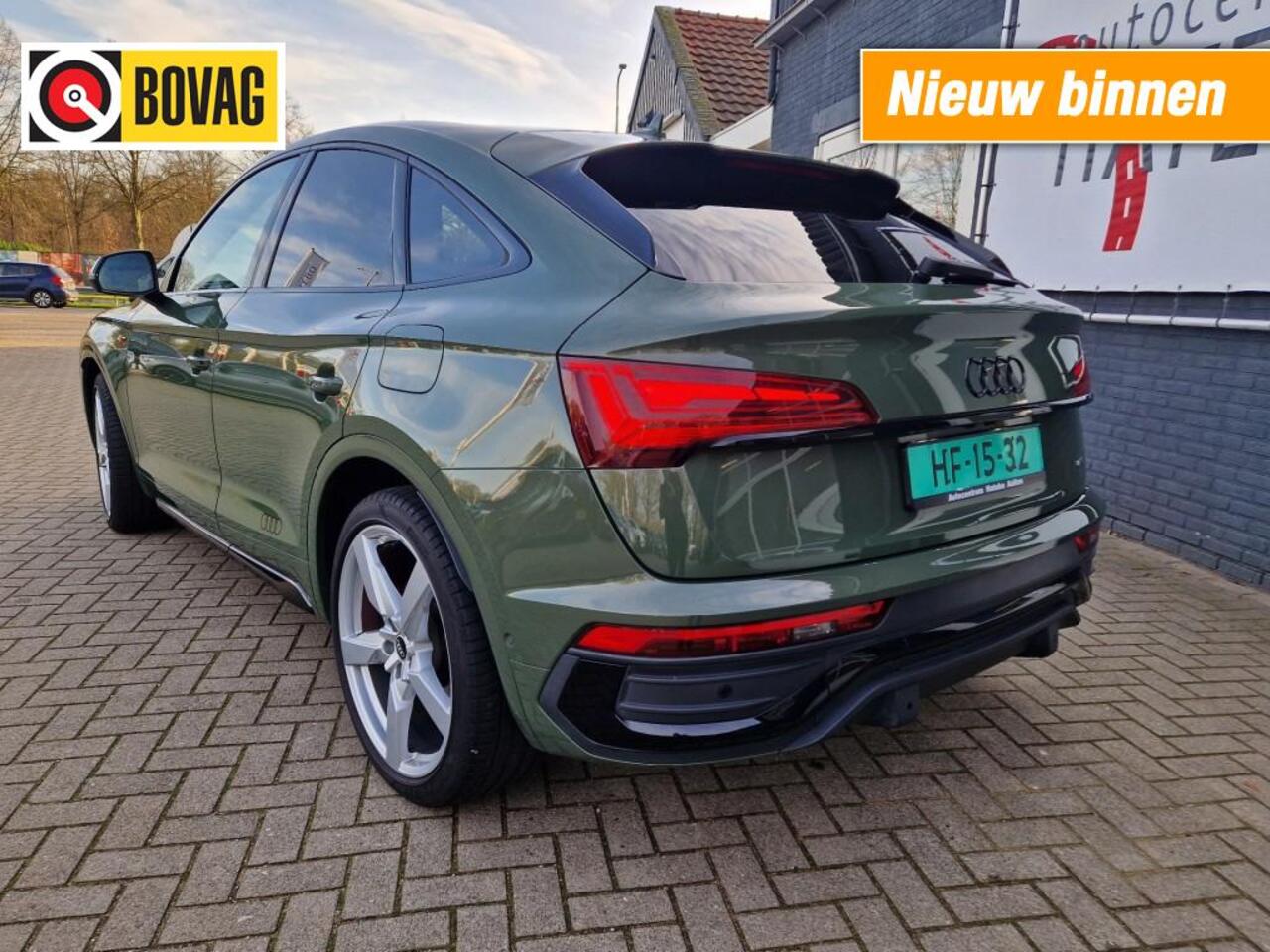 Audi Q5 50 TFSIe S-Line Black Line Quattro Matrix Luchtv. HUD Distrikt groen!