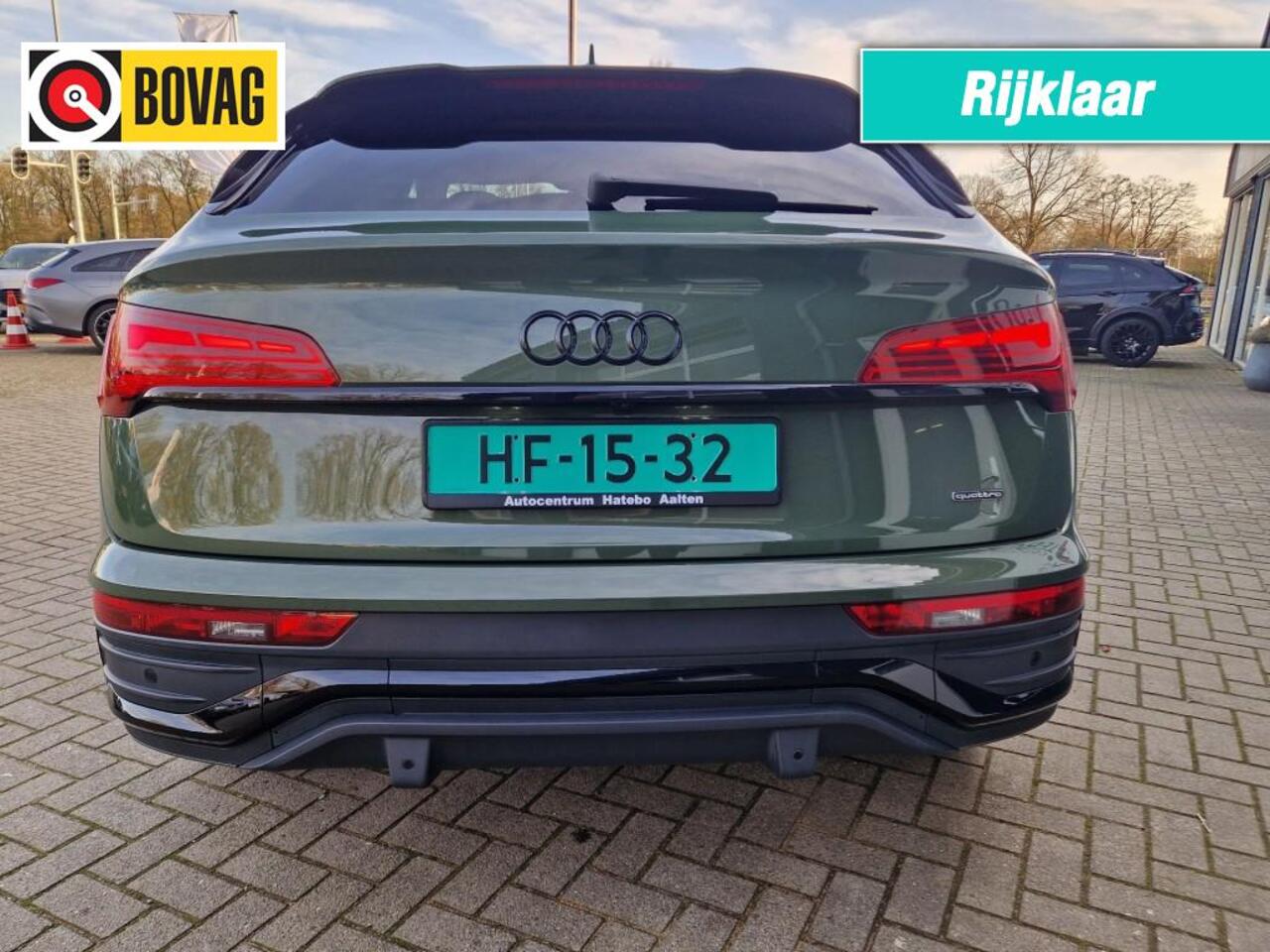 Audi Q5 50 TFSIe S-Line Black Line Quattro Matrix Luchtv. HUD Distrikt groen!