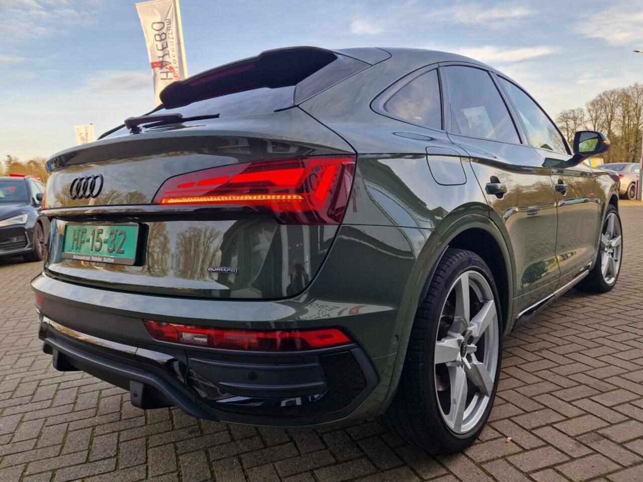 Audi Q5 50 TFSIe S-Line Black Line Quattro Matrix Luchtv. HUD Distrikt groen!