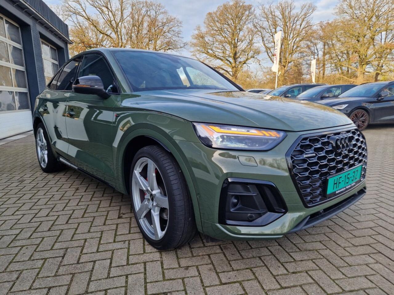 Audi Q5 50 TFSIe S-Line Black Line Quattro Matrix Luchtv. HUD Distrikt groen!
