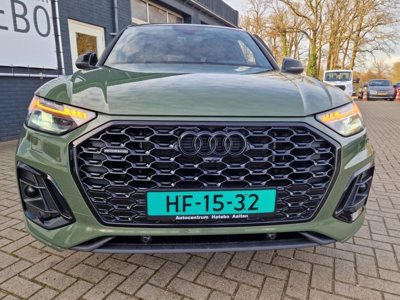 Audi Q5 50 TFSIe S-Line Black Line Quattro Matrix Luchtv. HUD Distrikt groen!