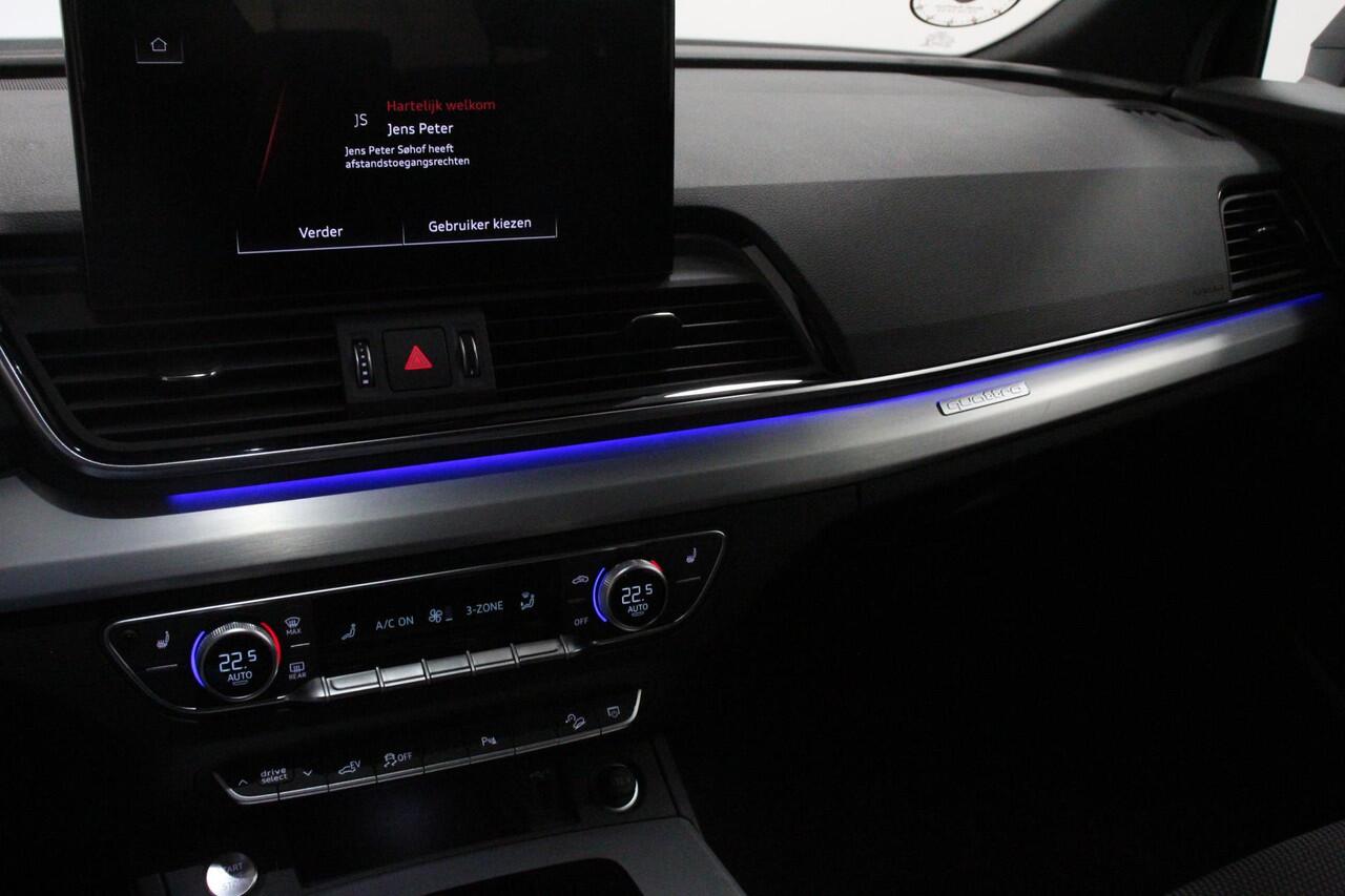Audi Q5 Sportback 50 TFSI e S Edition S-Tronic Plug in Hybrid | Navigatie | Climate Control | Camera | Adaptive Cruise Control | Elektrische Achterklep | Led Matrix | Stoelverwarming |