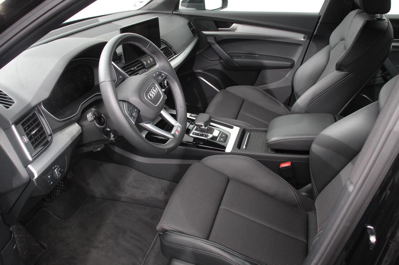 Audi Q5 Sportback 50 TFSI e S Edition S-Tronic Plug in Hybrid | Navigatie | Climate Control | Camera | Adaptive Cruise Control | Elektrische Achterklep | Led Matrix | Stoelverwarming |