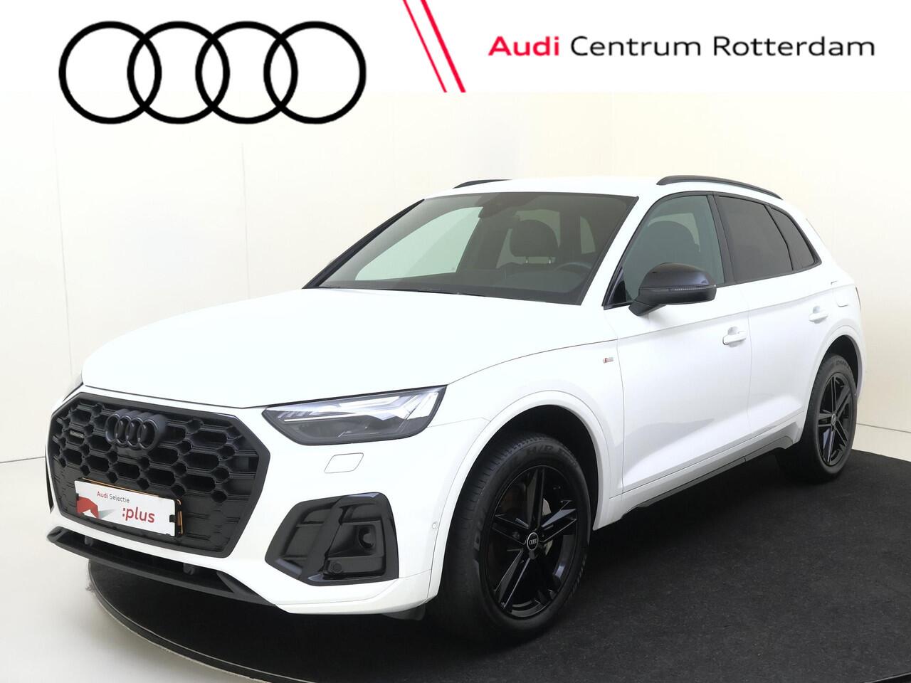 Audi Q5 50 TFSI e S edition | Trekhaak | 360 camera | Navigatie Plus | Keyless | Tour | Stoelverwarming | Parkeerassistent | City |