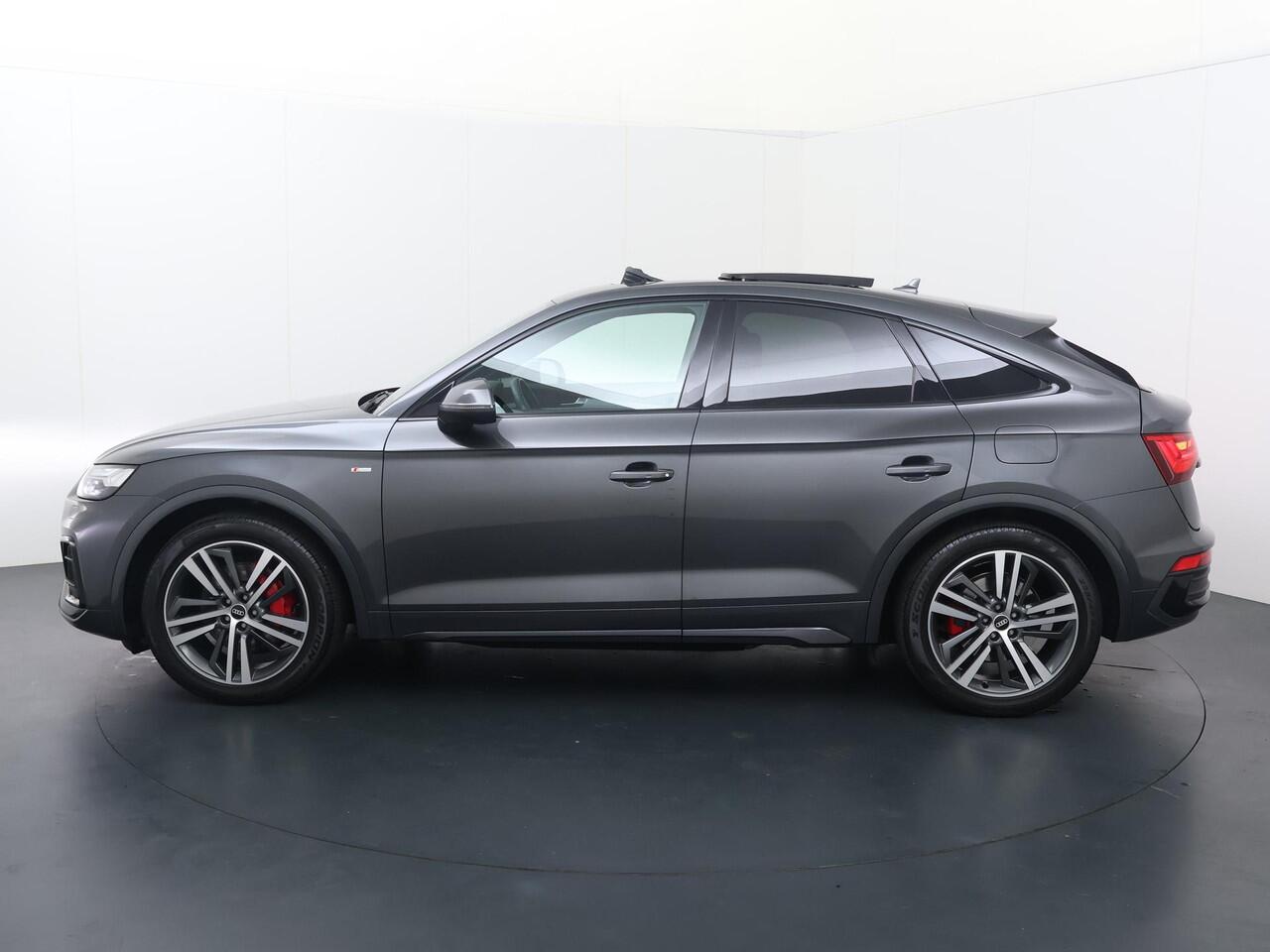 Audi Q5 Sportback 55 TFSI e S edition | 367 PK | Automaat | SoH 92% | Multifunctioneel stuurwiel | Adaptive Cruisecontrol | Stoelverwarming | Panoramadak |