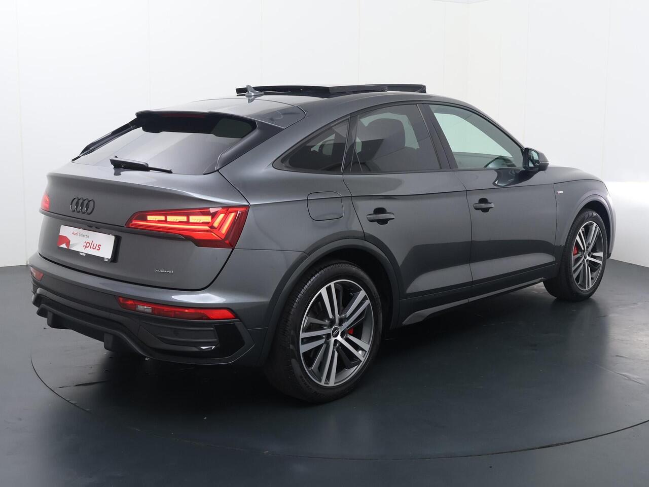 Audi Q5 Sportback 55 TFSI e S edition | 367 PK | Automaat | SoH 92% | Multifunctioneel stuurwiel | Adaptive Cruisecontrol | Stoelverwarming | Panoramadak |