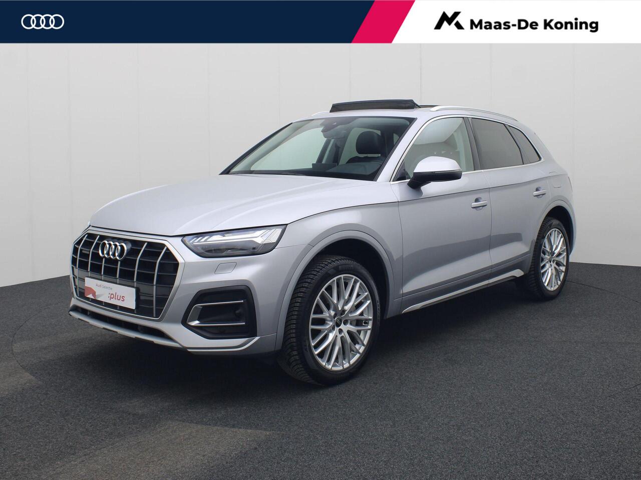 Audi Q5 50 TFSIe 299pk Advanced edition · Panoramadak · Leder · Trekhaak · Stoelverwarming · Apple/Android Car Play ·