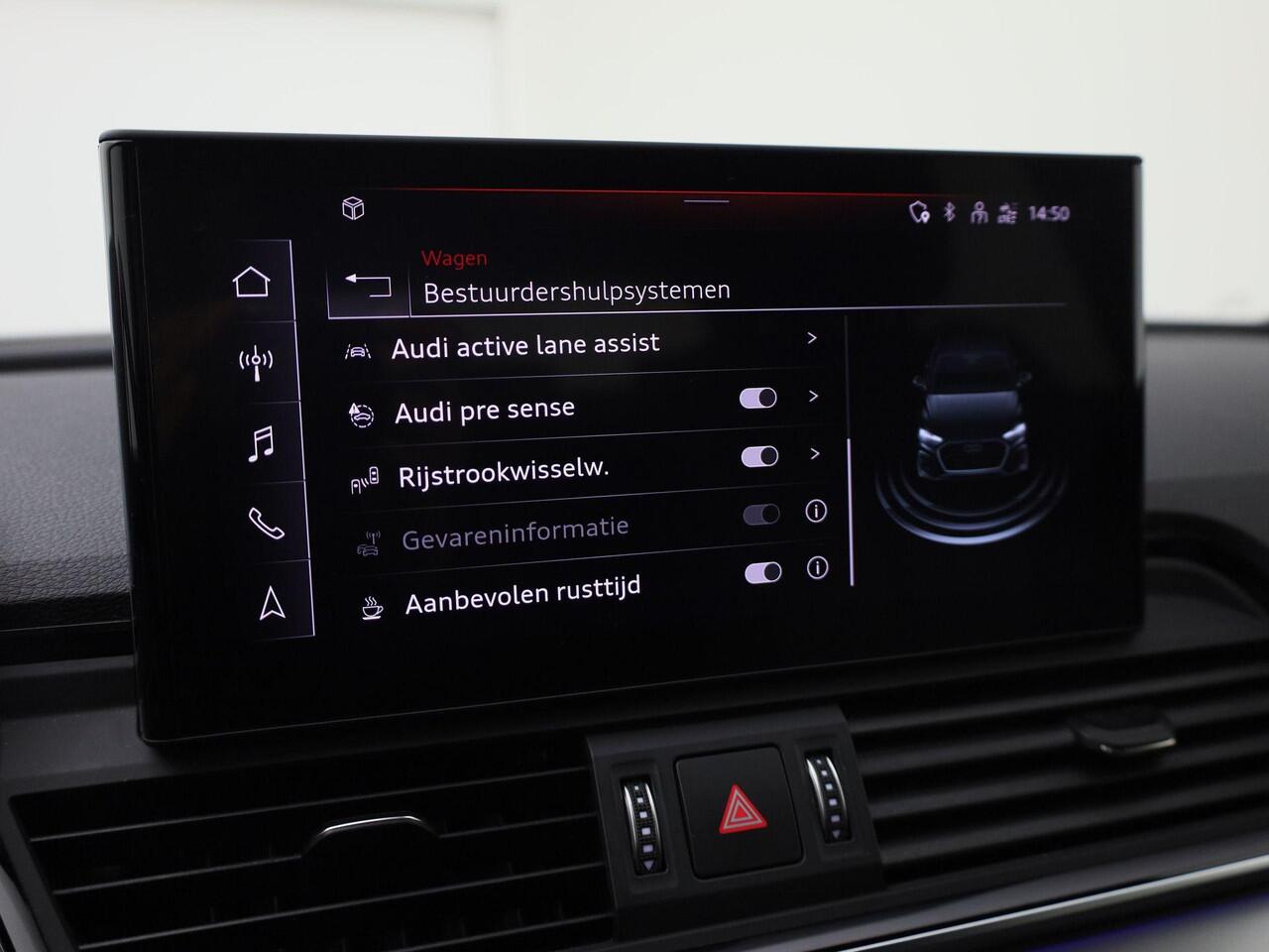 Audi Q5 50 TFSIe 299pk Advanced edition · Panoramadak · Leder · Trekhaak · Stoelverwarming · Apple/Android Car Play ·