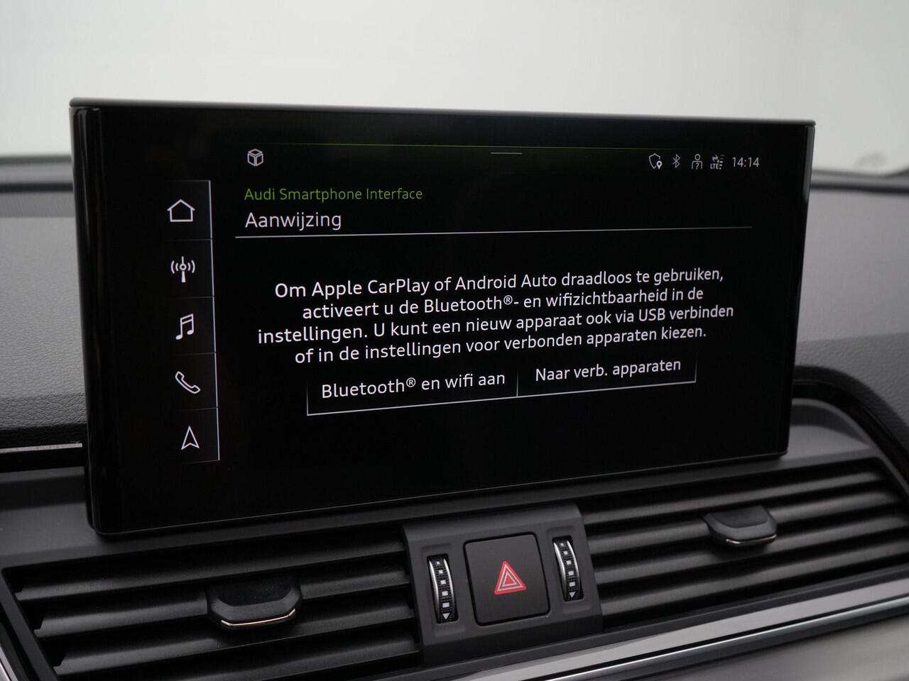 Audi Q5 50 TFSI e 299 pk S-tronic S edition / S-Line | Panoramadak | Rondomzicht camera | Matrix LED | Side Assist | Afgevlakt sportstuur