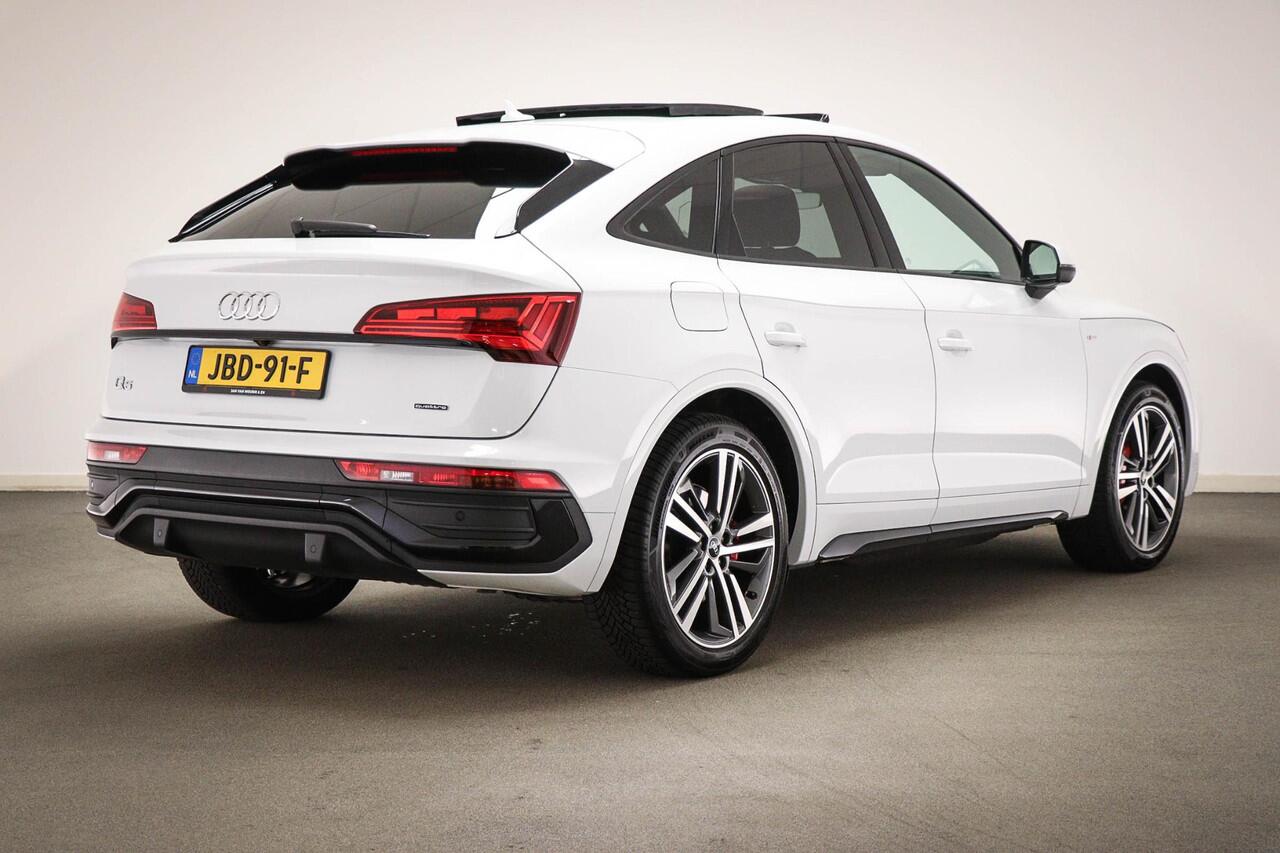 Audi Q5 Sportback 55 TFSI e S edition | PANORAMADAK | LUCHTVERING | B&O DAB | APPLE | CAMERA | 20" | S-LINE |