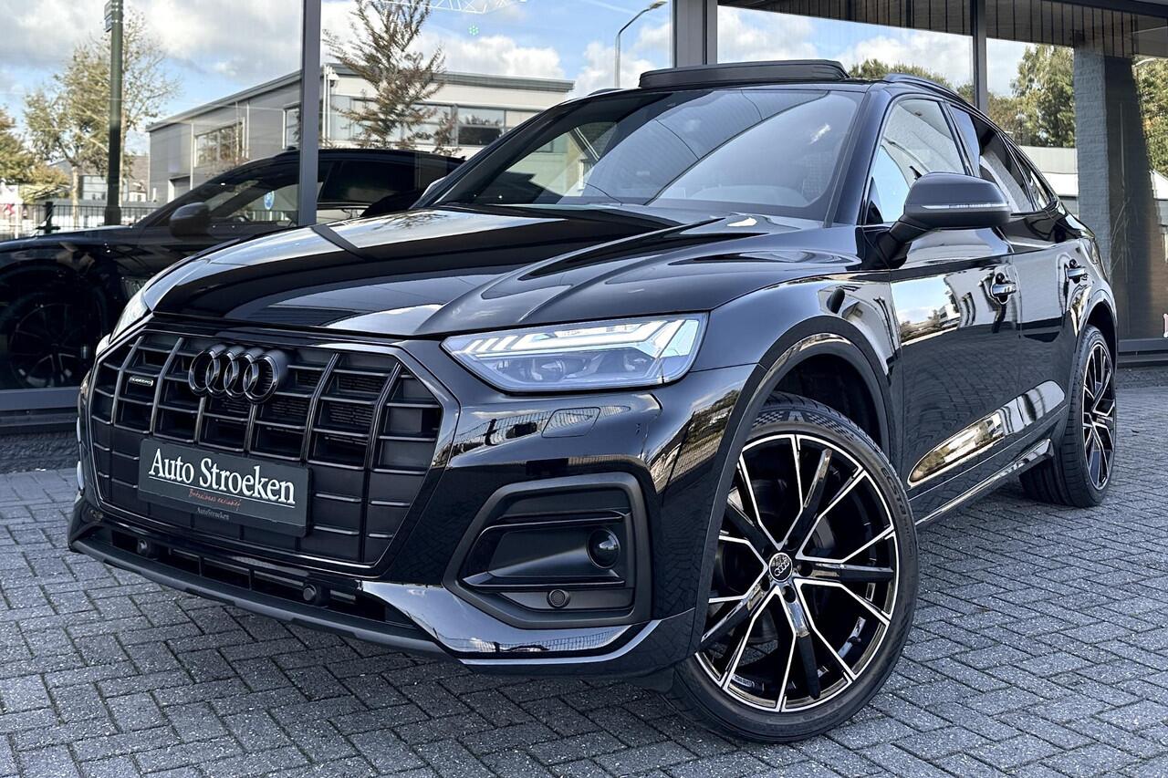Audi Q5 Sportback 50 TFSIe Black Edition Panorama Matrix Leer Sfeer